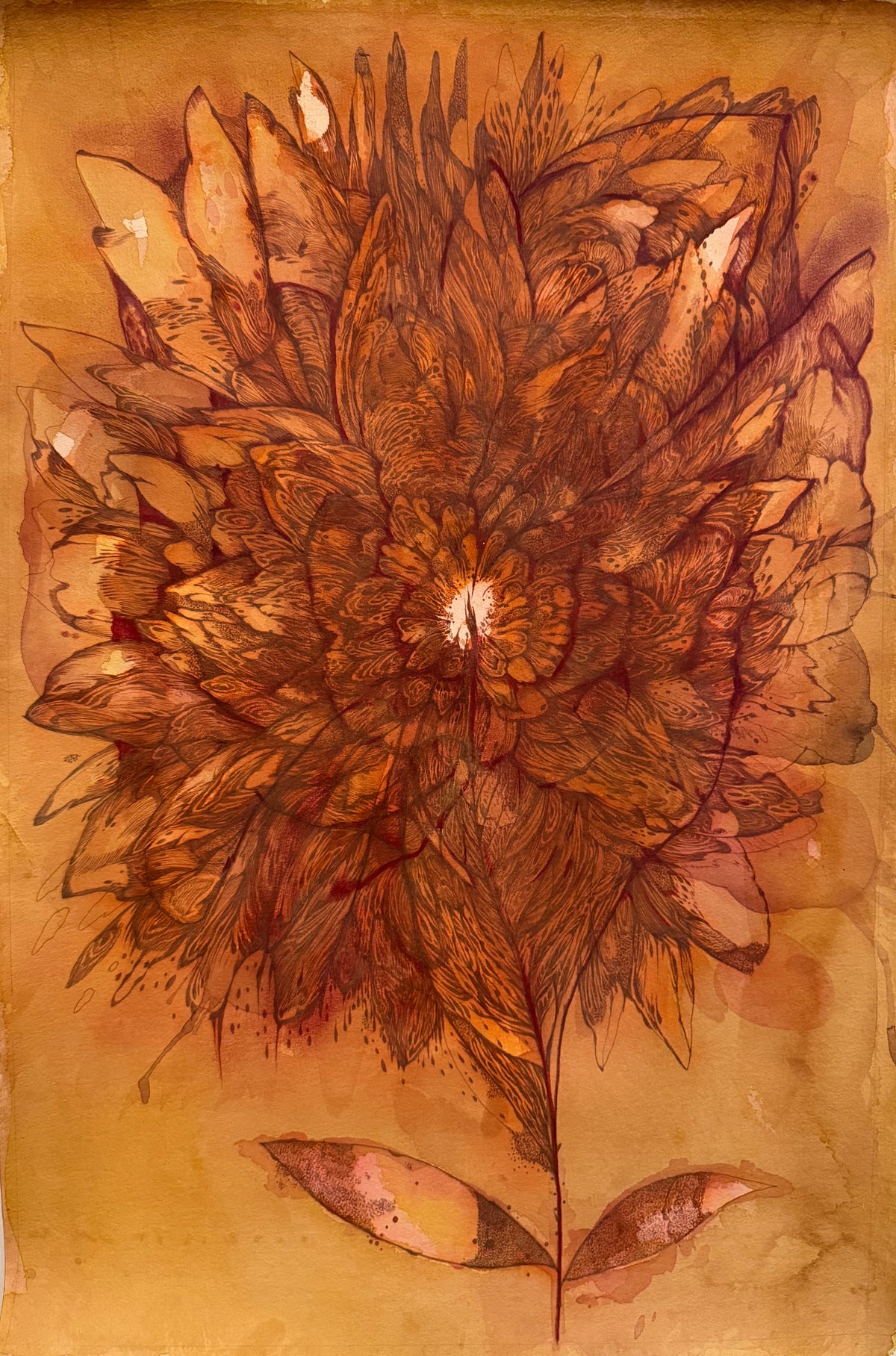 Untitled 05-VV, original painting by Viona Vozhd