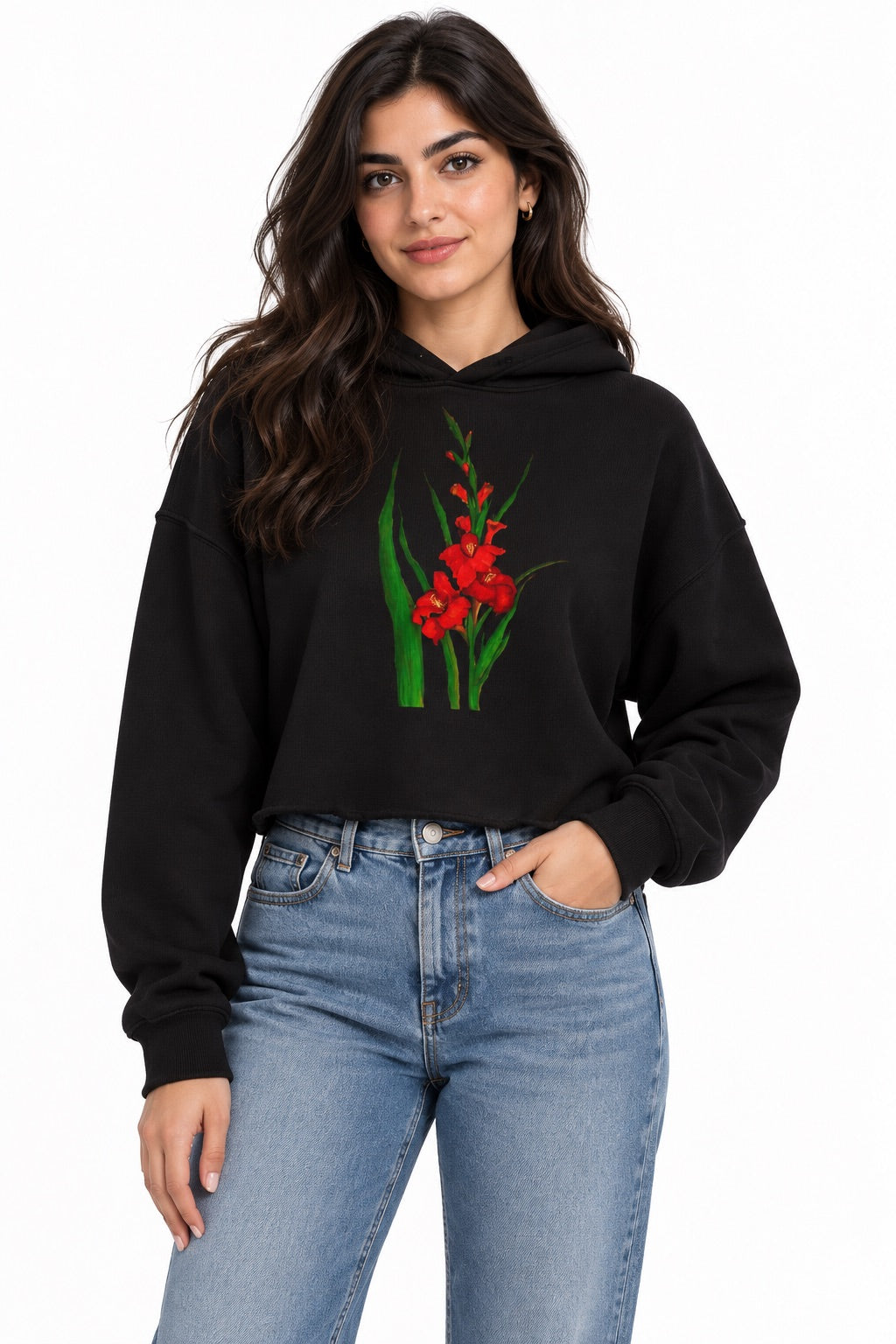“Forgotten” Crop Hoodie