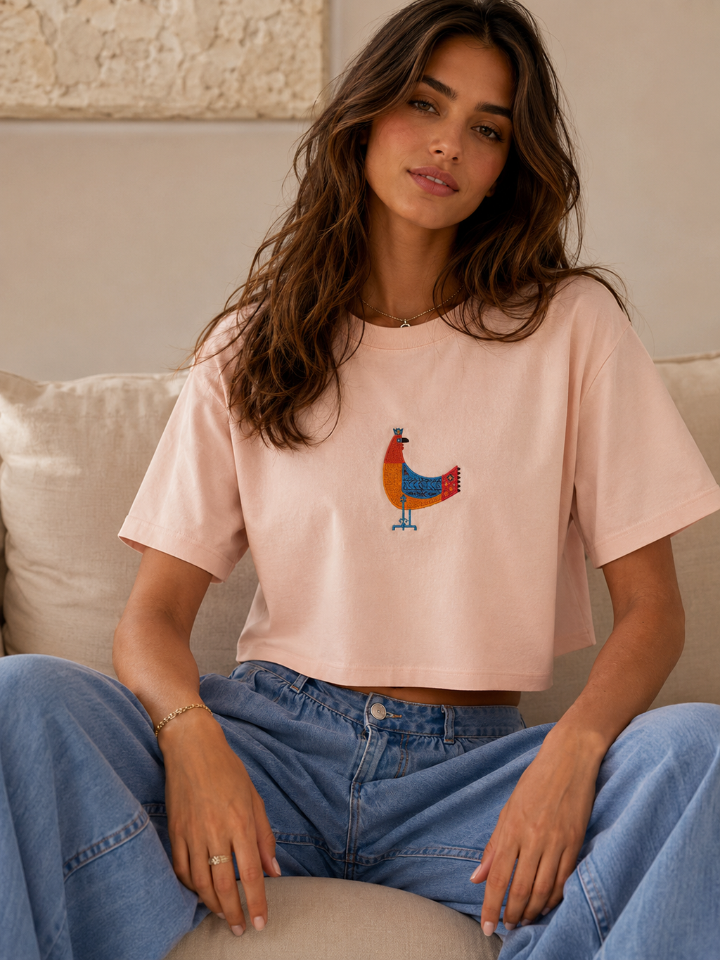 "Saharkhiz" Crop Shirt