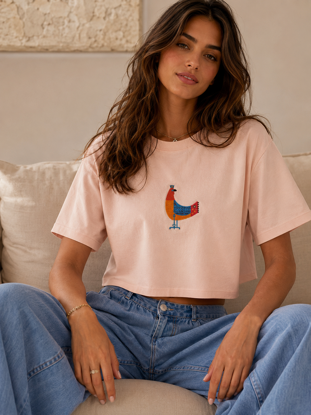 "Saharkhiz" Crop Shirt