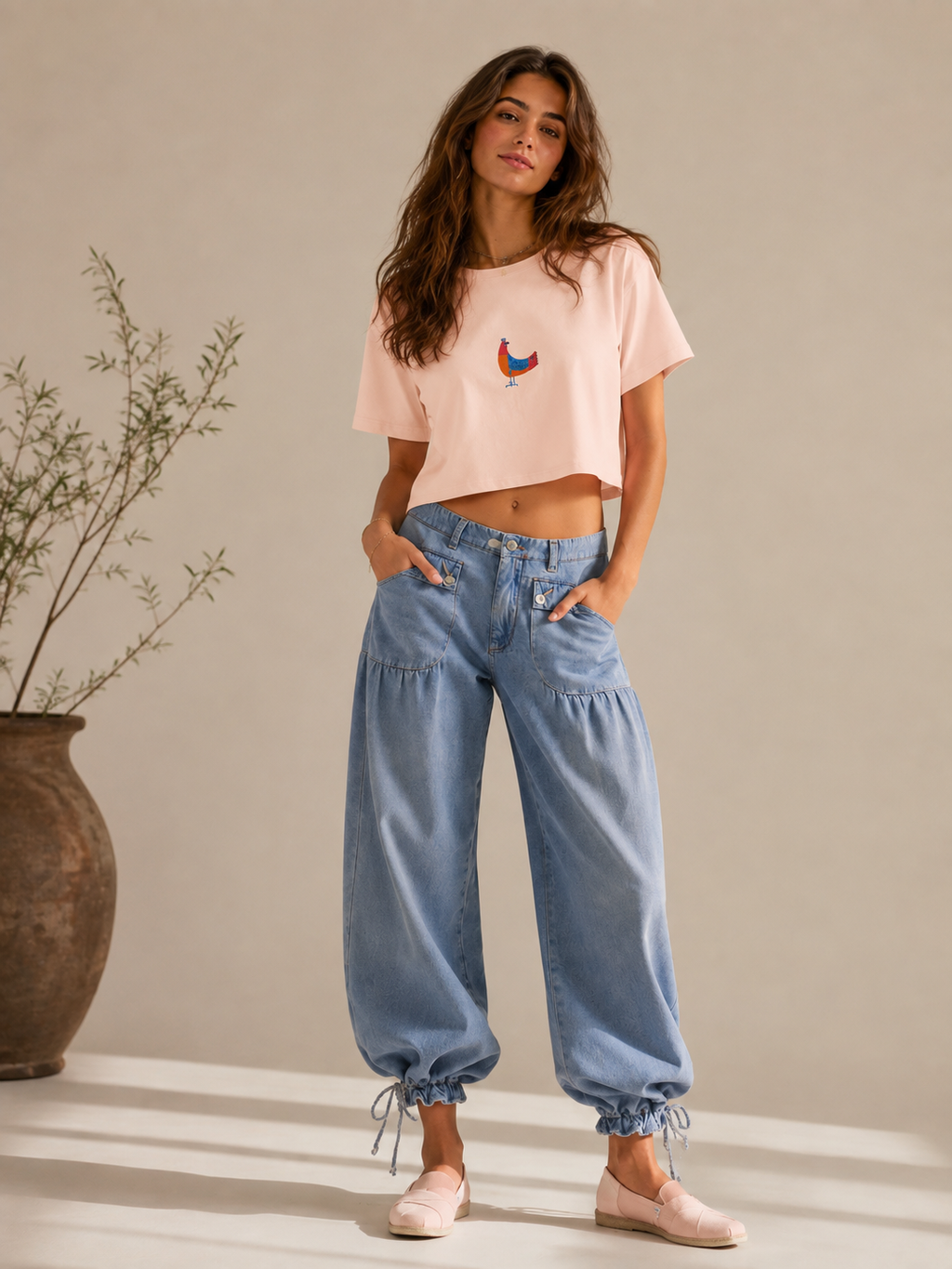 "Saharkhiz" Crop Shirt