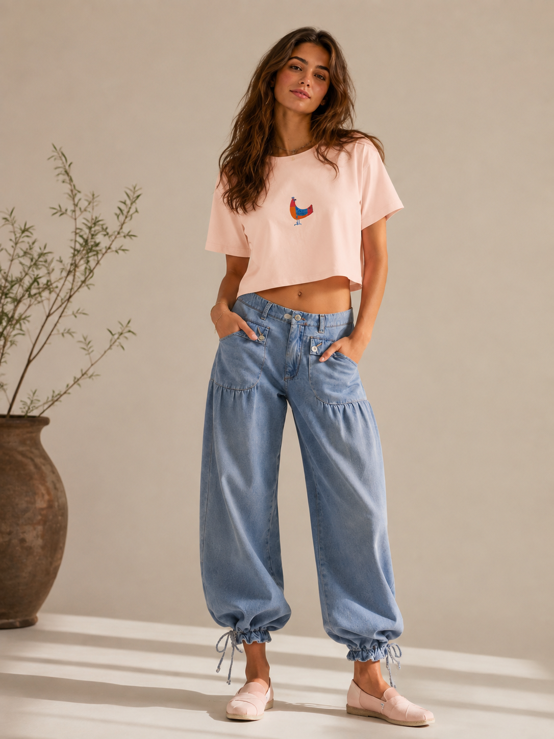 "Saharkhiz" Crop Shirt
