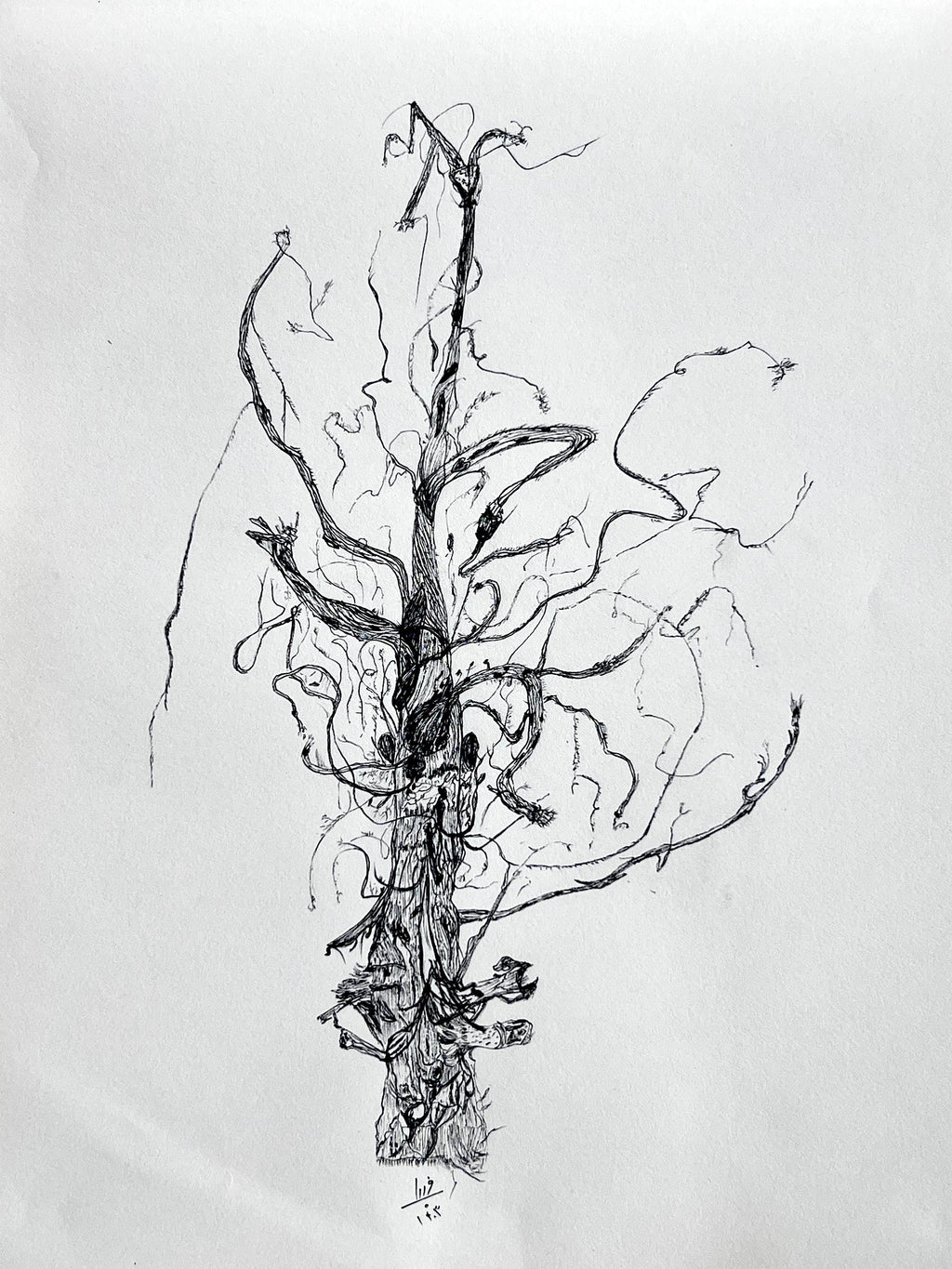 Hidden Network, fine art poster by Fariba Bahrami