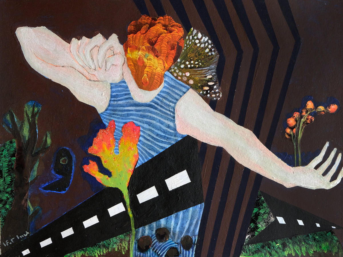 And We Have Persevered 02, original painting by Mahsa Karimi