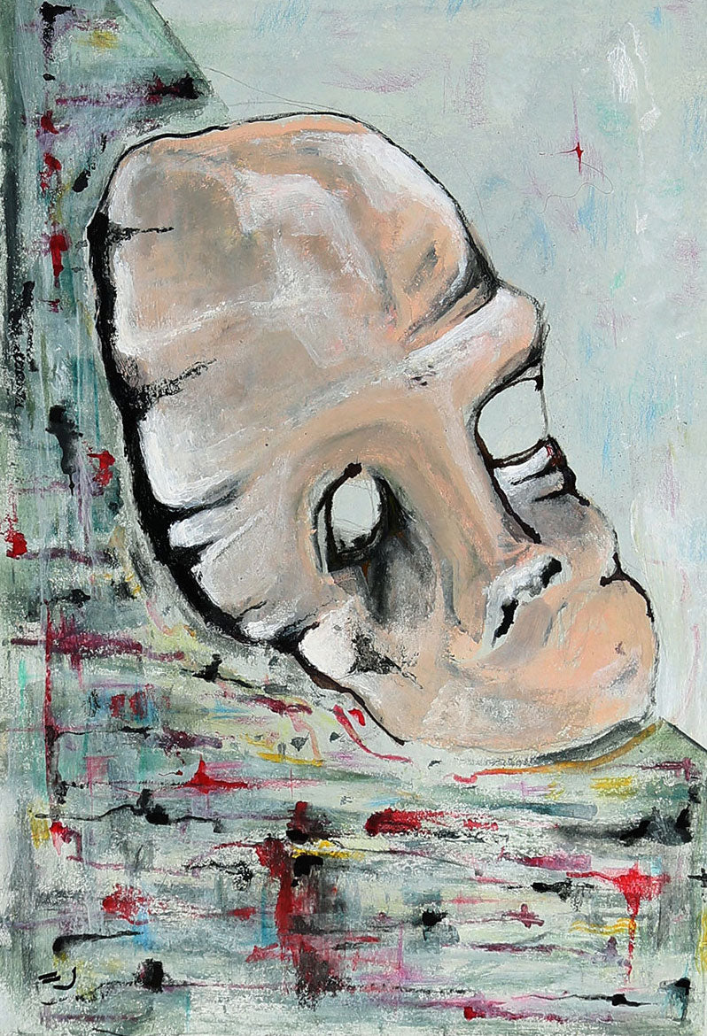 "In the Swamp of Agony" Painting