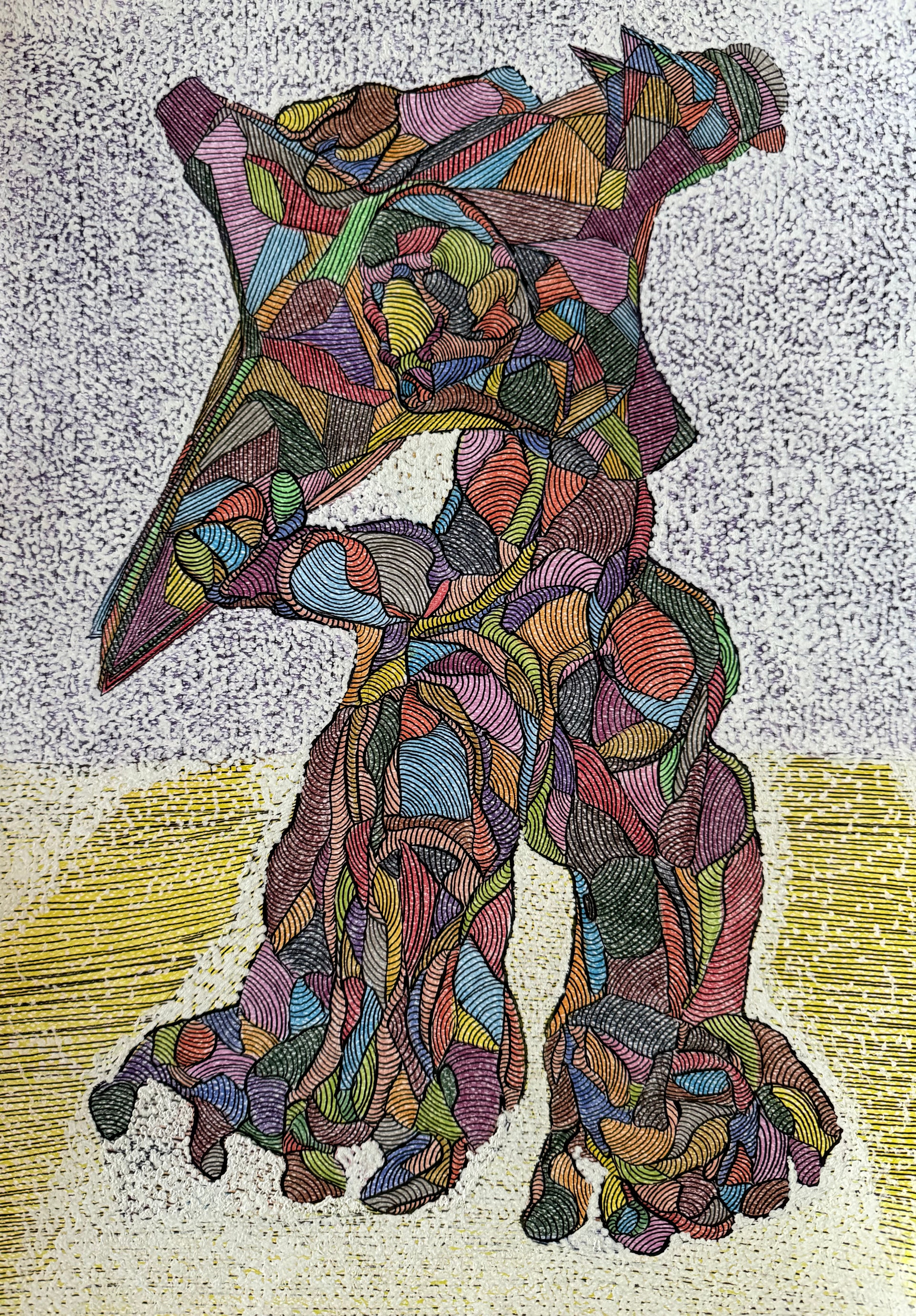 "Lover of War" Painting