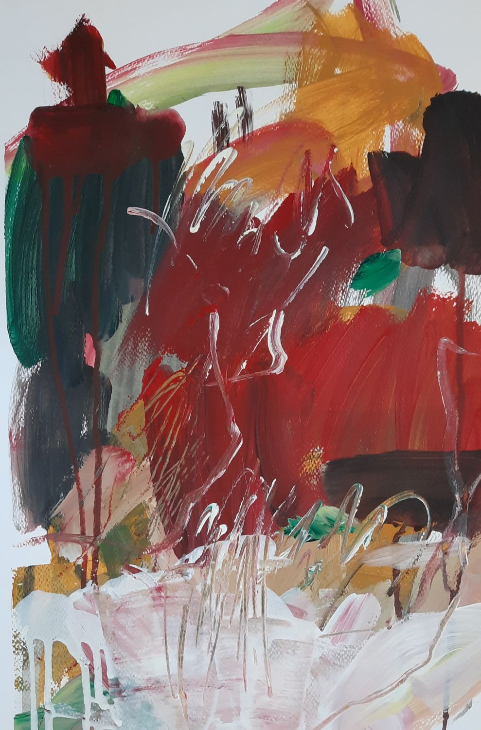 Untitled 9-MM, original painting by Mahin Monfared