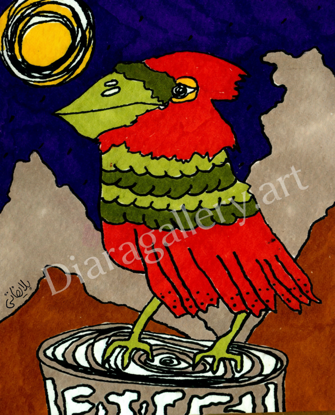 Not an Ordinary Day for a Bird Like Me, wearable art by Beliphaty