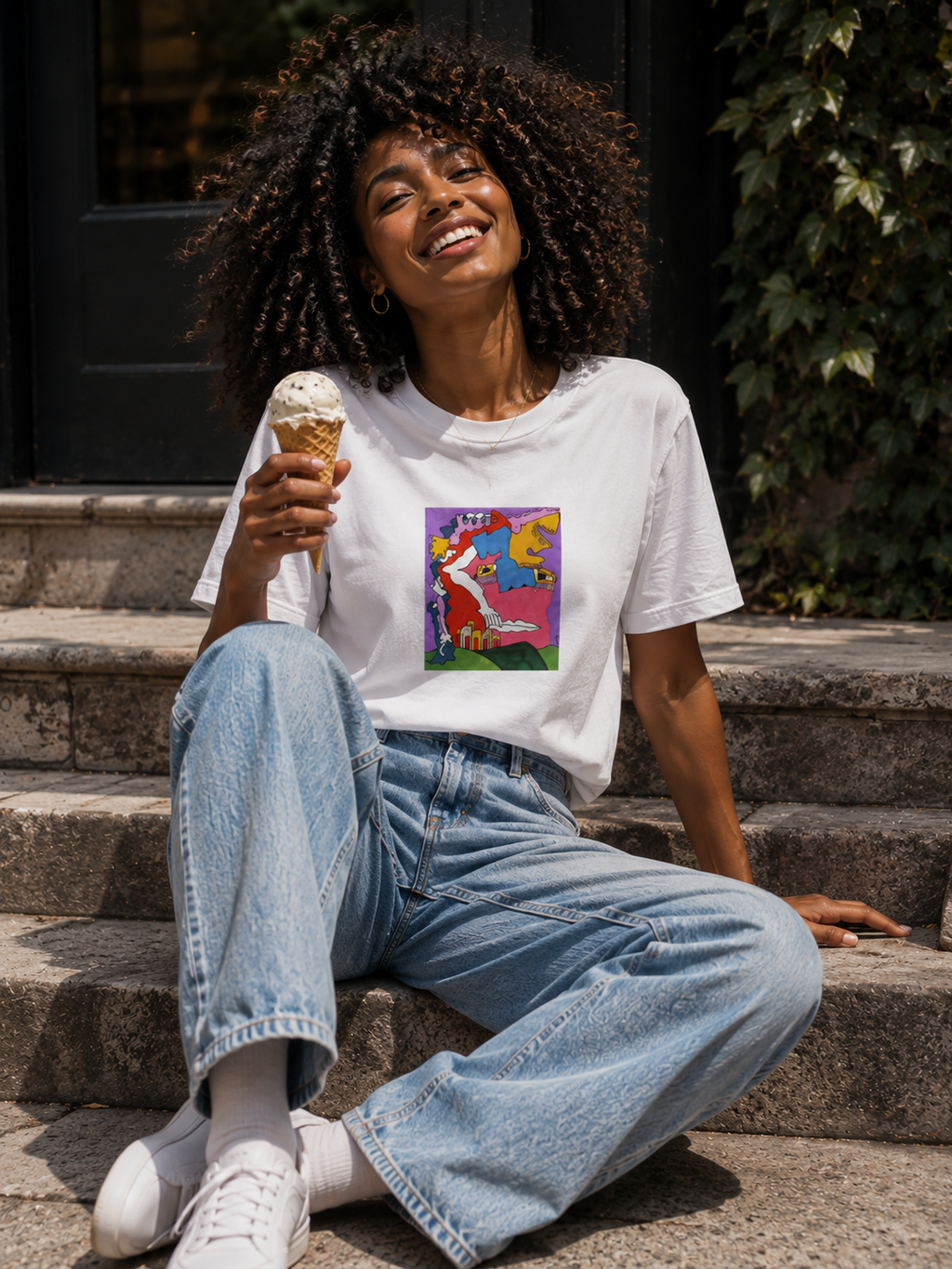 "Remember Ma Lips?" Crop Shirt