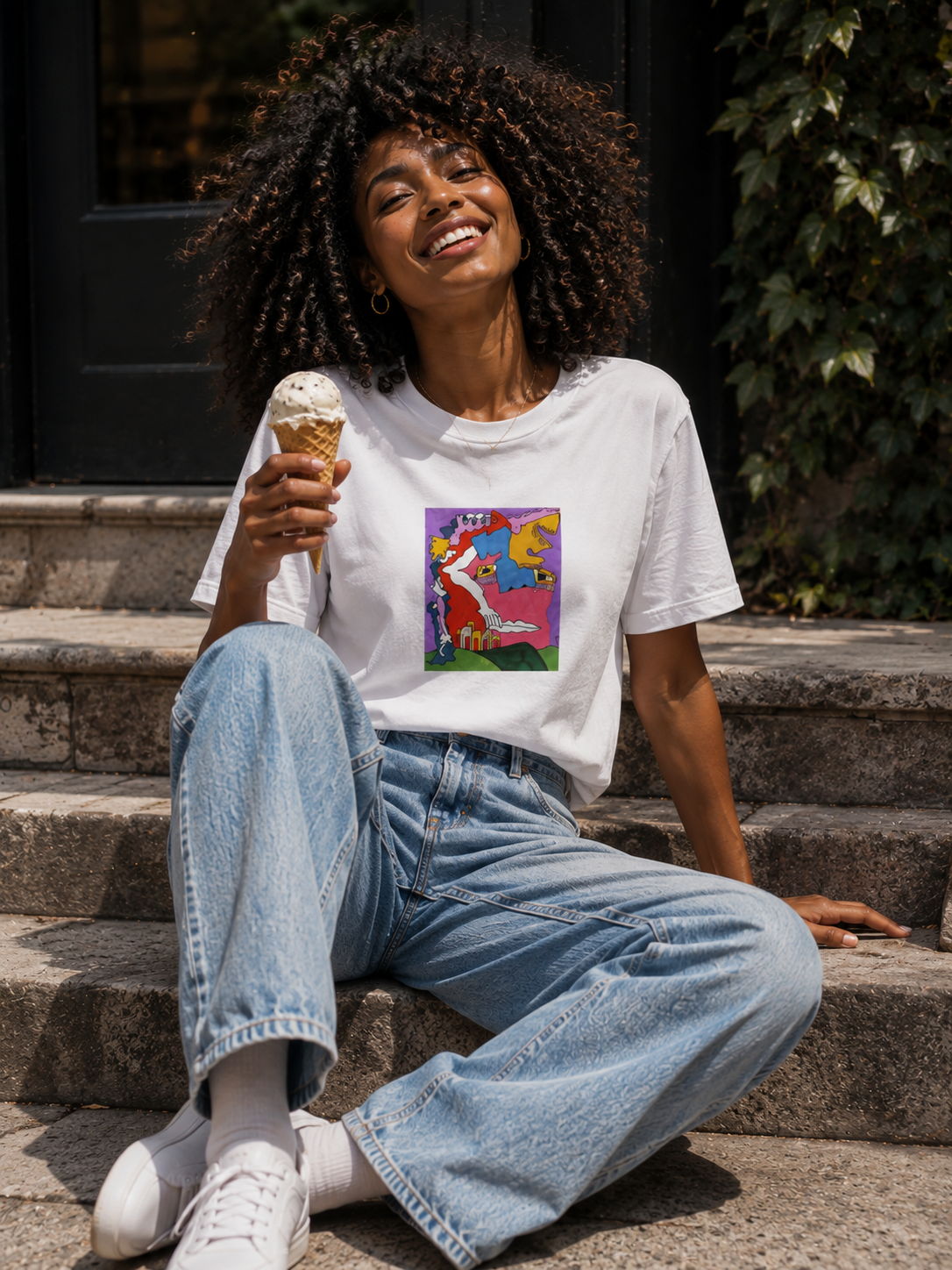"Remember Ma Lips?" Crop Shirt