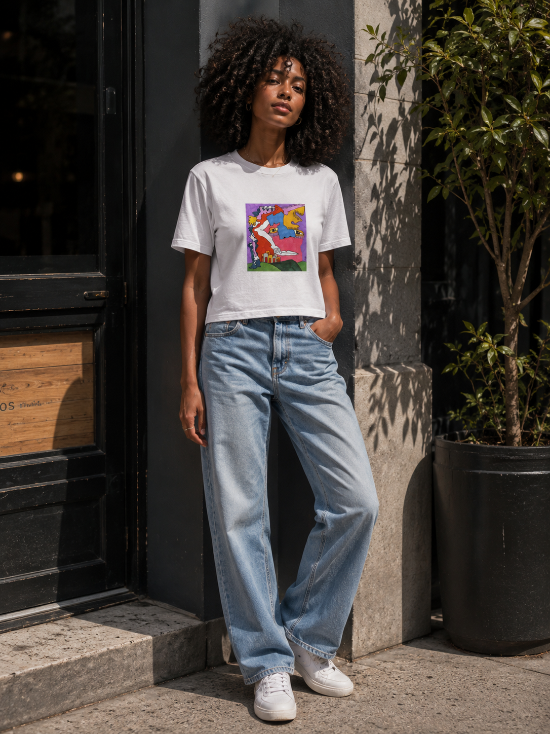 "Remember Ma Lips?" Crop Shirt