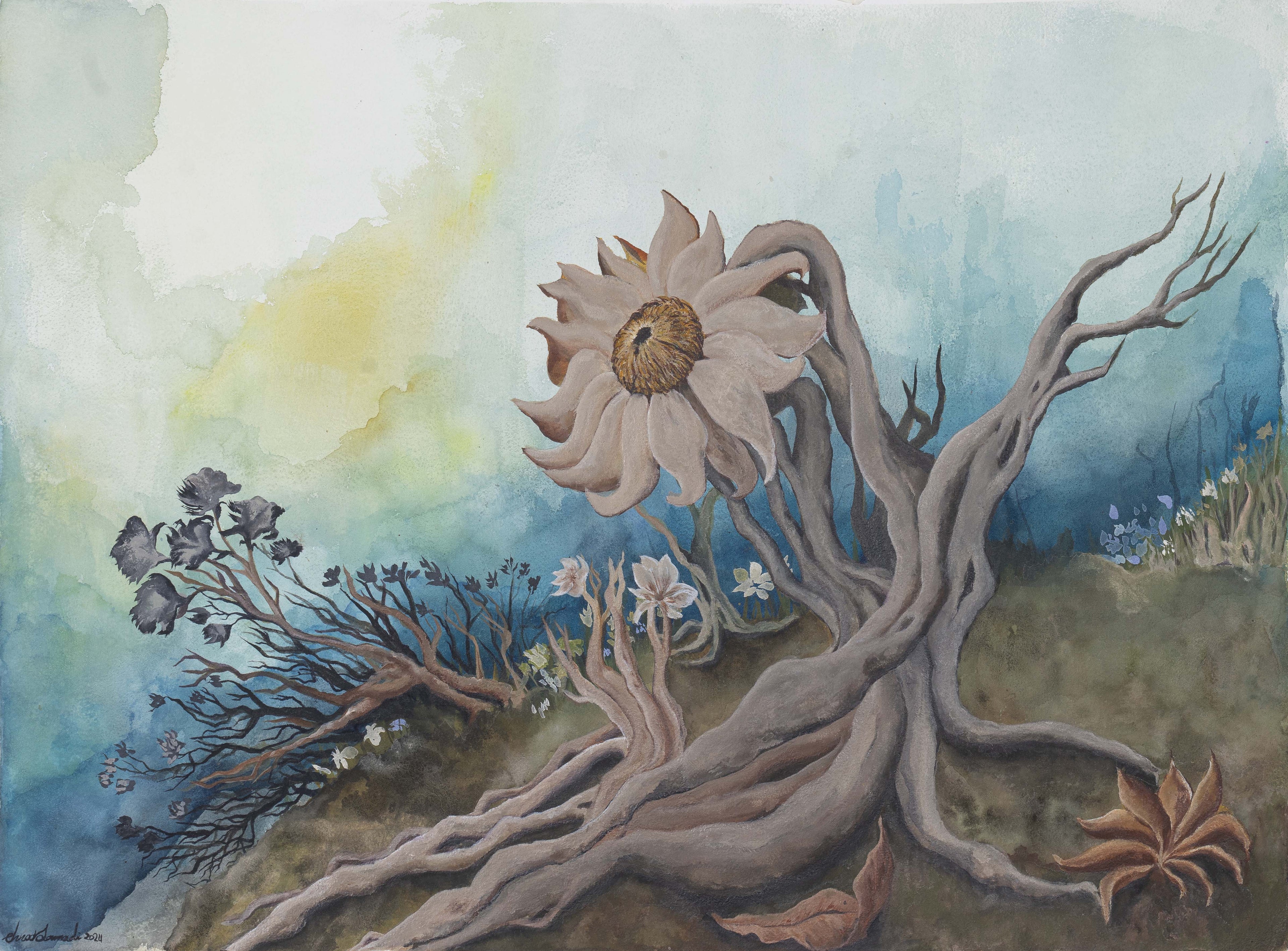 "She Has No Name" Painting