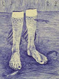 "Where Are My Feet" Painting
