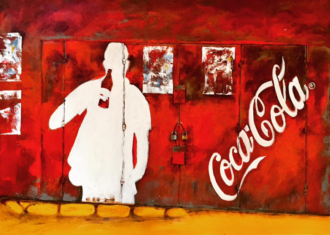 "The Thirst of a Wall" Painting