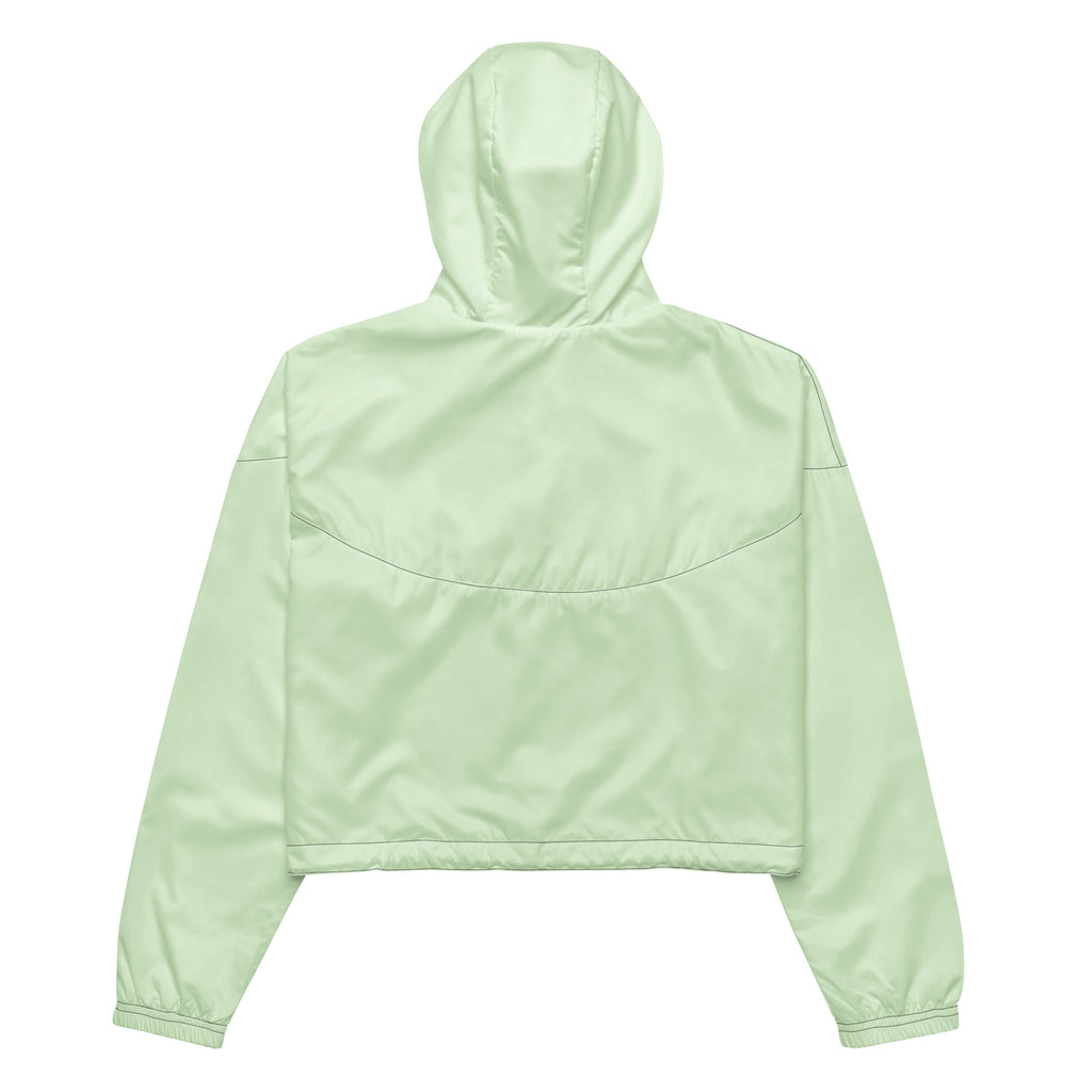 Colorful Bloom cropped windbreaker, wearable art by Viona Vozhd, view 2
