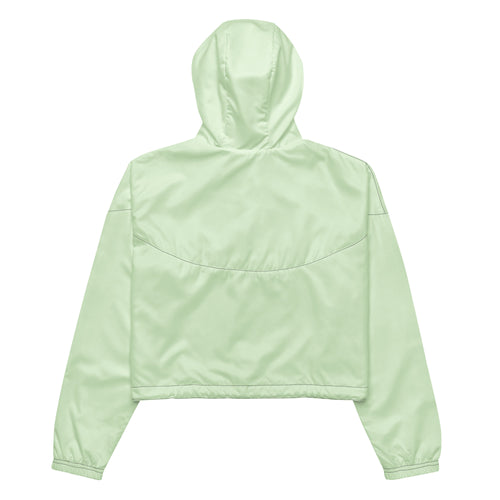 Colorful Bloom cropped windbreaker, wearable art by Viona Vozhd, view 2