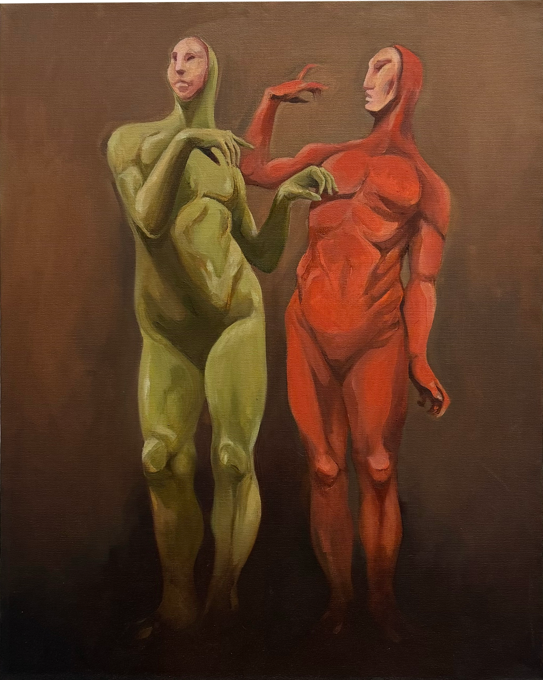 No One, Series 2, original painting by Ehsan Gholami