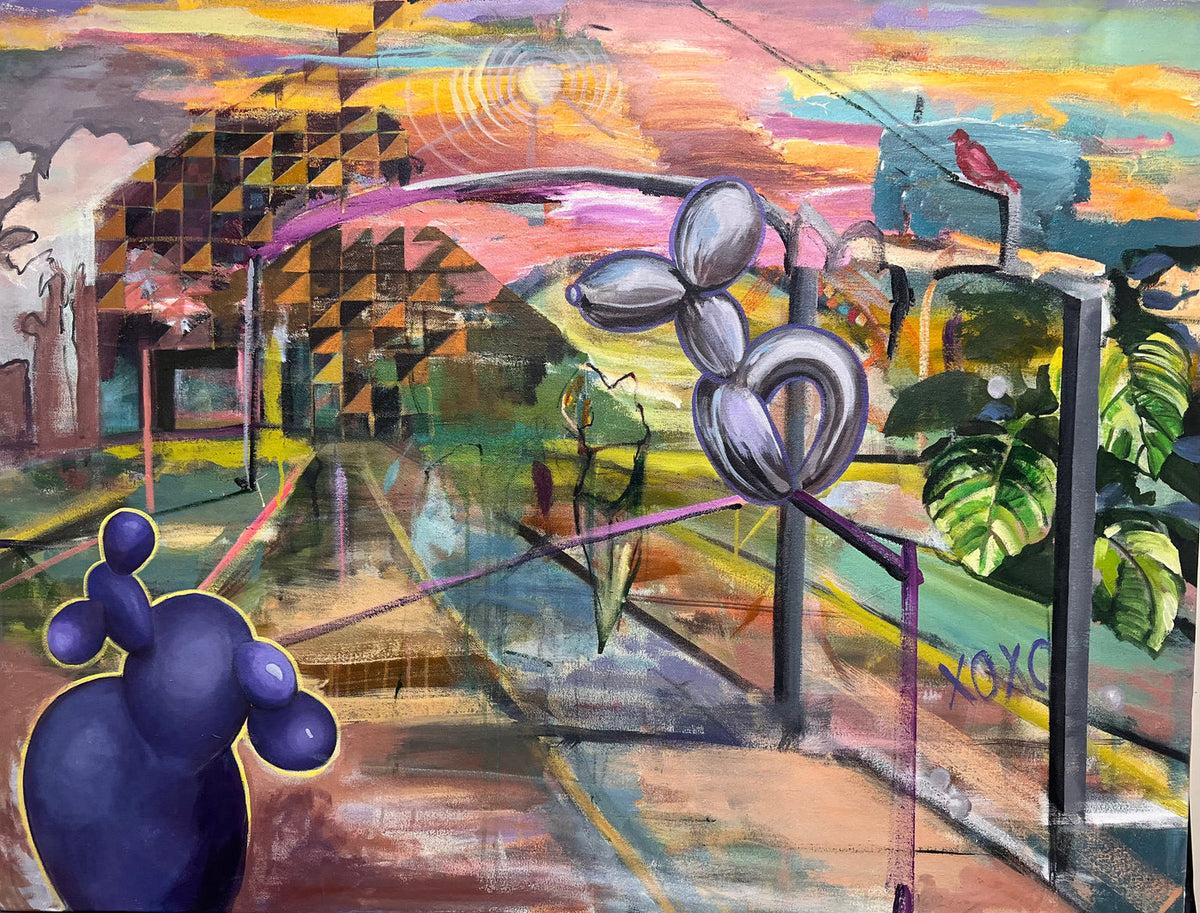 Untitled 01-EH, original painting by Elahe Hooshmand