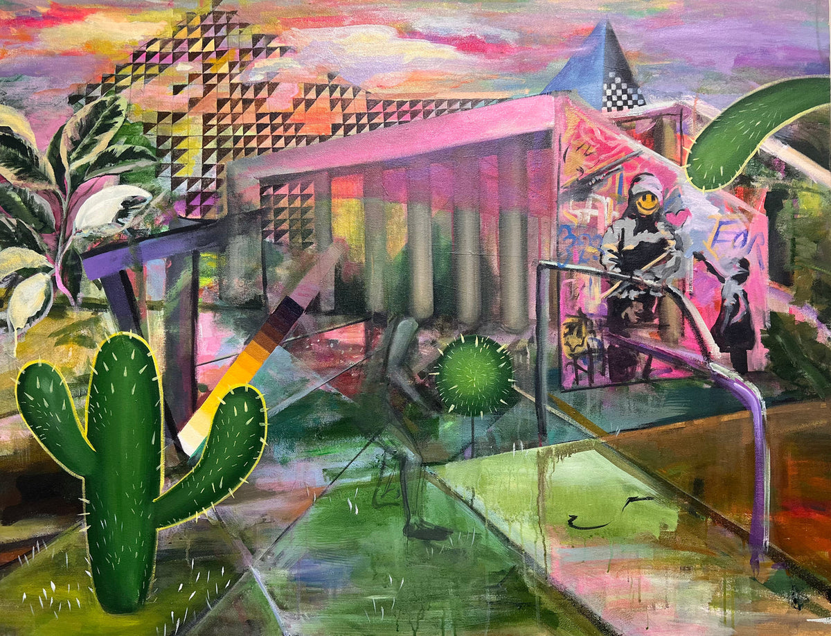 Untitled 04-EH, original painting by Elahe Hooshmand