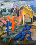 Untitled 13-EH, original painting by Elahe Hooshmand