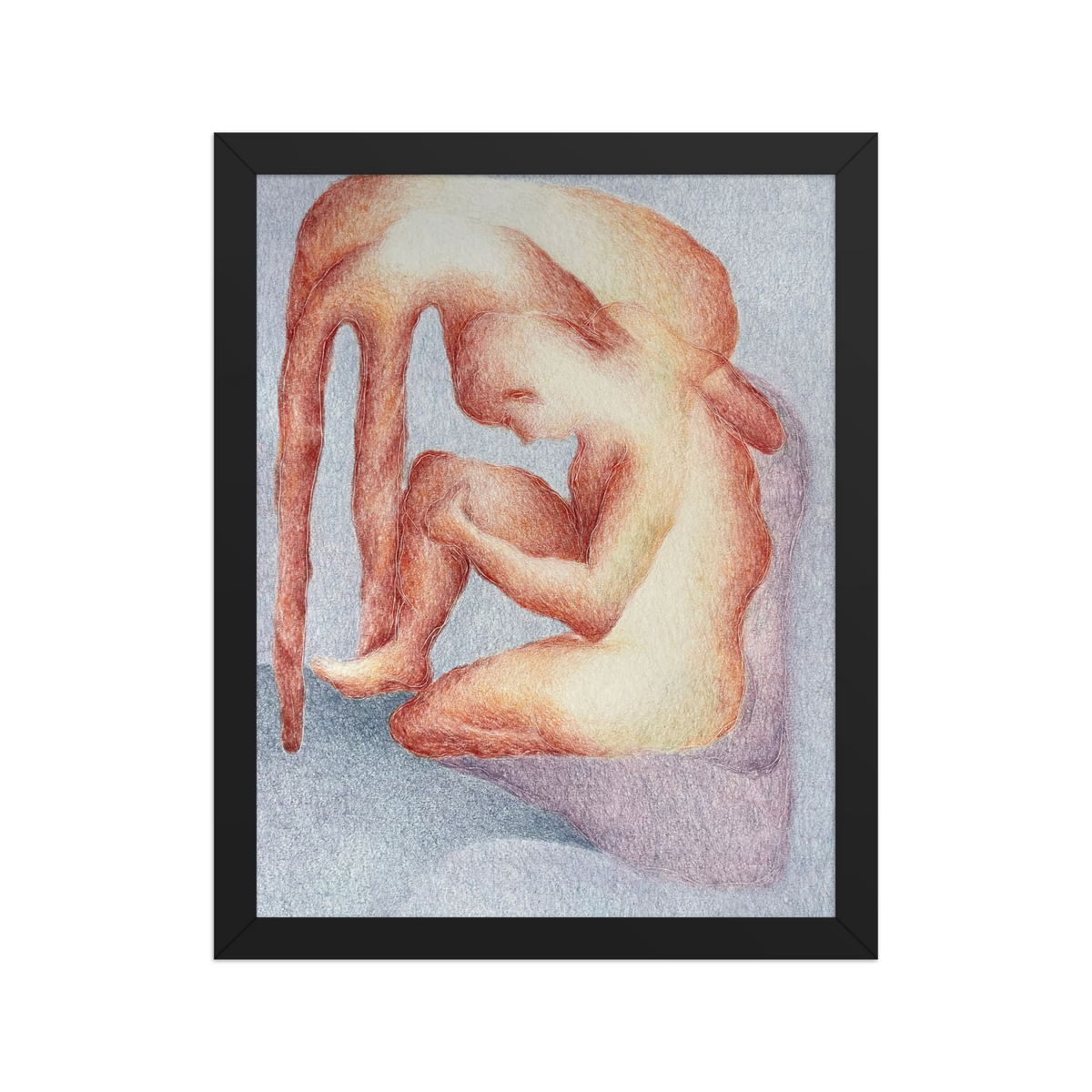 Dissolved, framed poster by Asal Ramezani, view 3