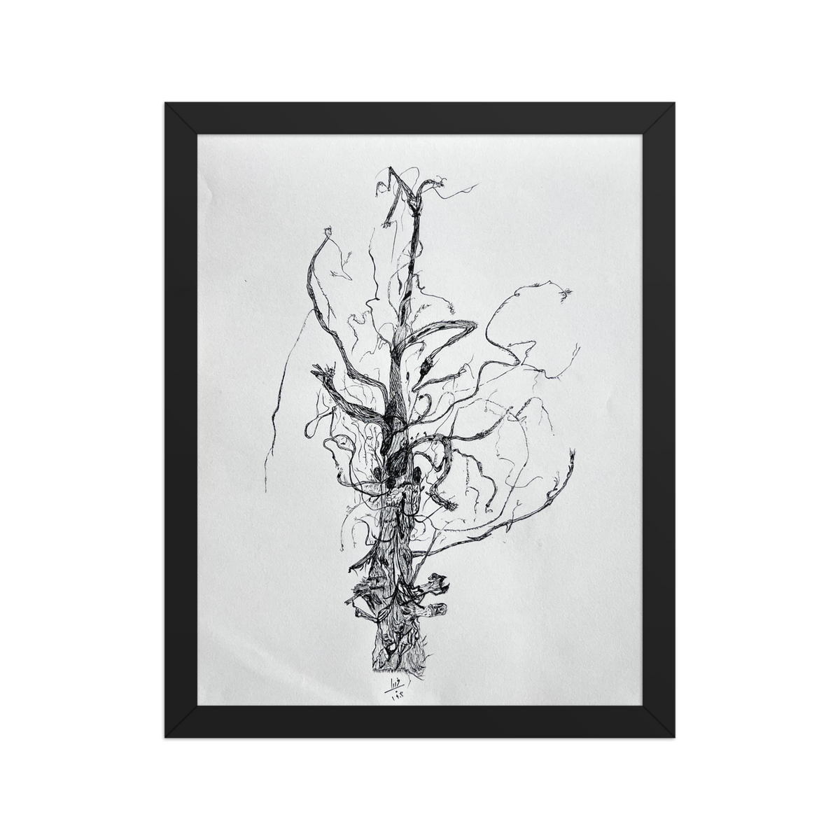 Hidden Network, fine art poster by Fariba Bahrami, view 6