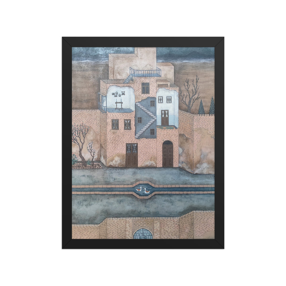 The Summer House, framed poster by Maryam Ghazvineh, view 3