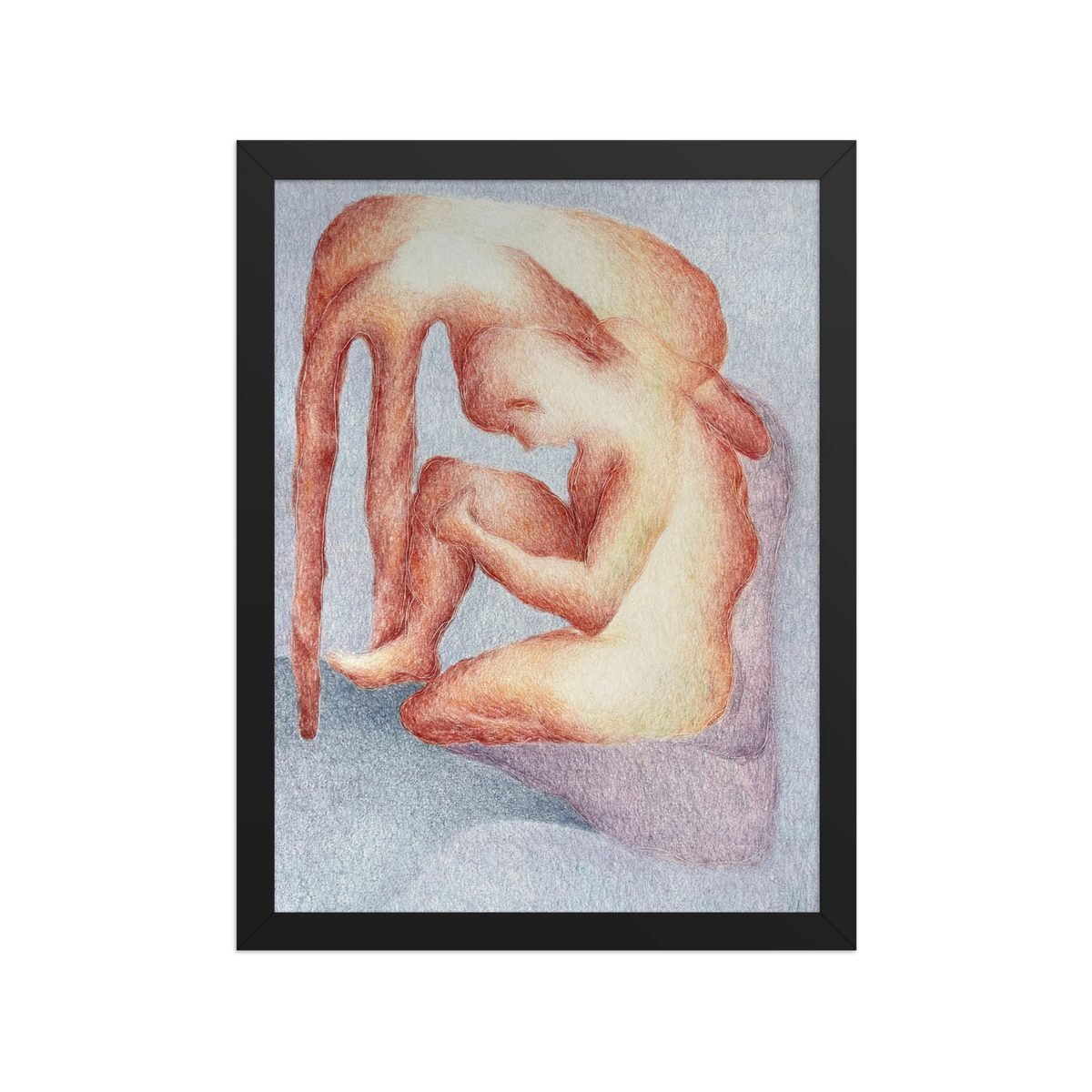 Dissolved, framed poster by Asal Ramezani, view 4