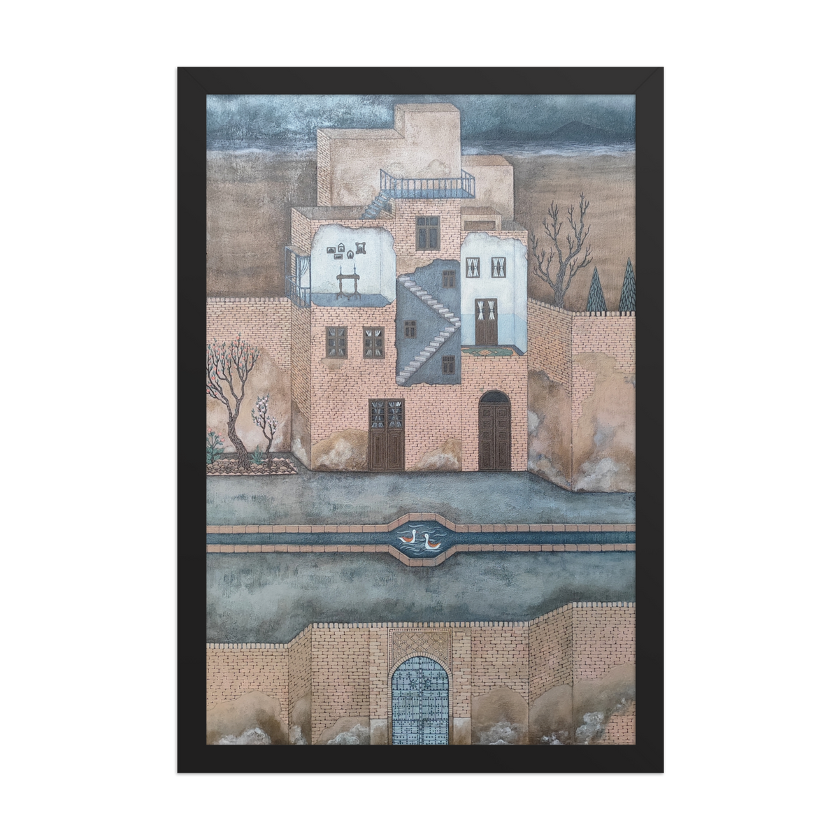 The Summer House, framed poster by Maryam Ghazvineh, view 4