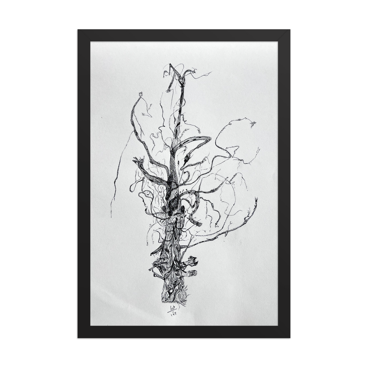 Hidden Network, fine art poster by Fariba Bahrami, view 8