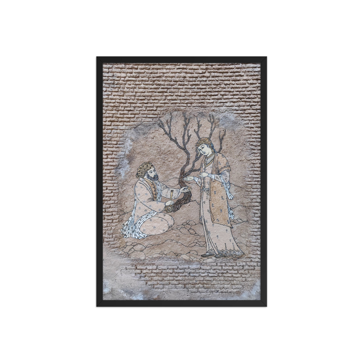 Untitled 004, framed poster by Maryam Ghazvineh