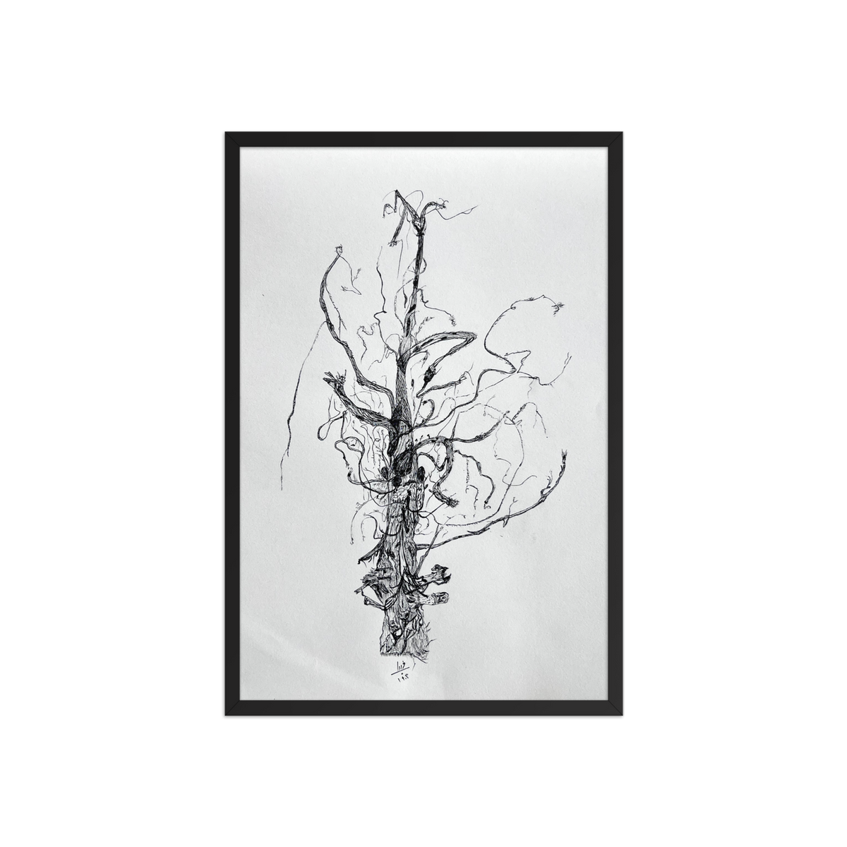 Hidden Network, fine art poster by Fariba Bahrami, view 2