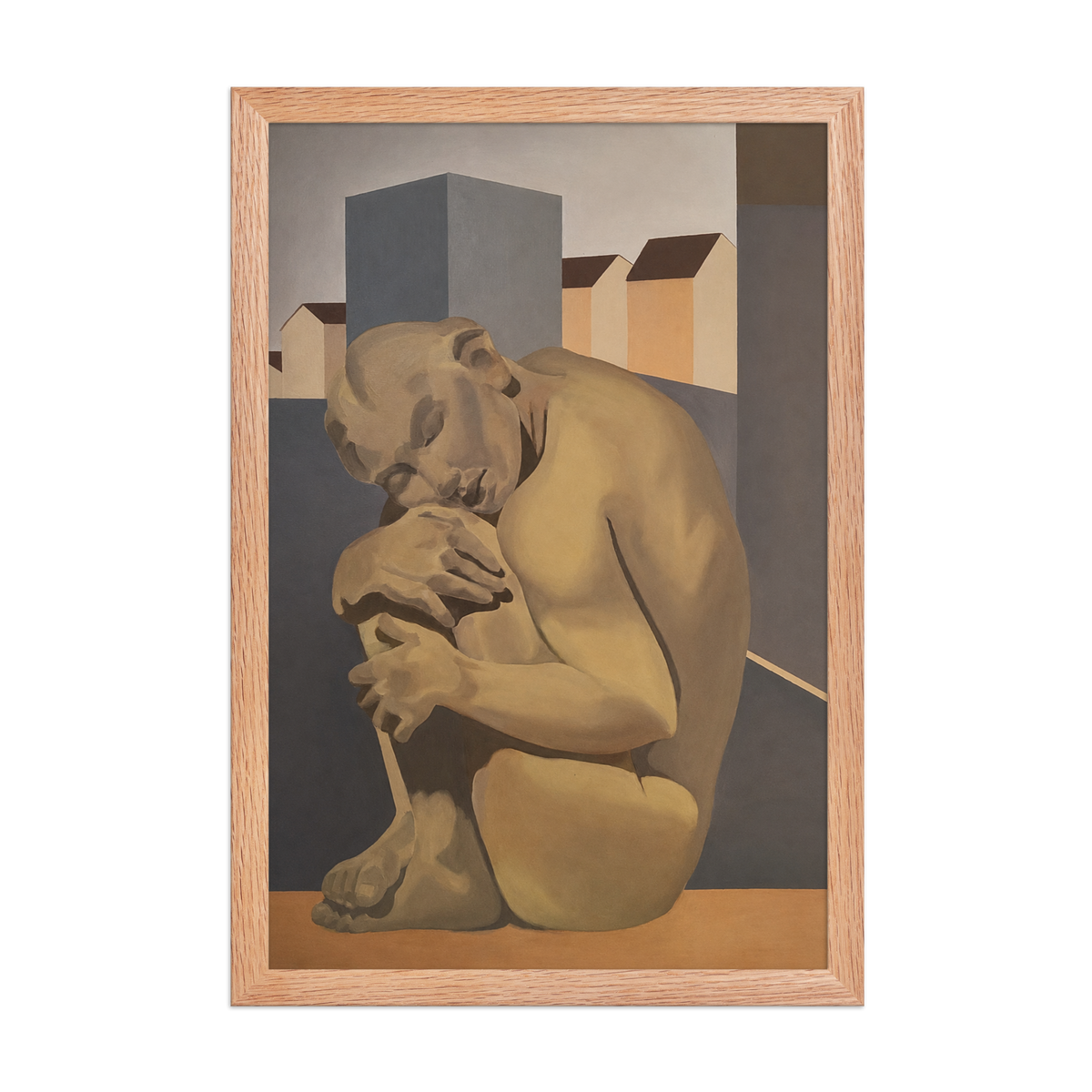 Alienation 1, framed poster by Narges Hajighasemi