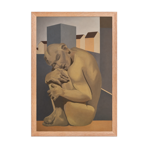 Alienation 1, framed poster by Narges Hajighasemi