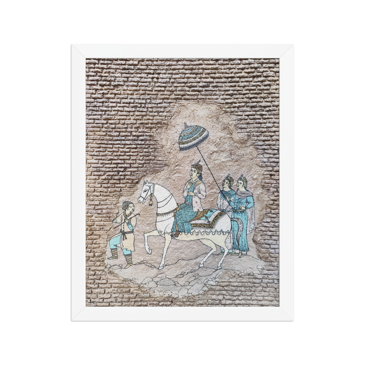 Untitled 003, framed poster by Maryam Ghazvineh
