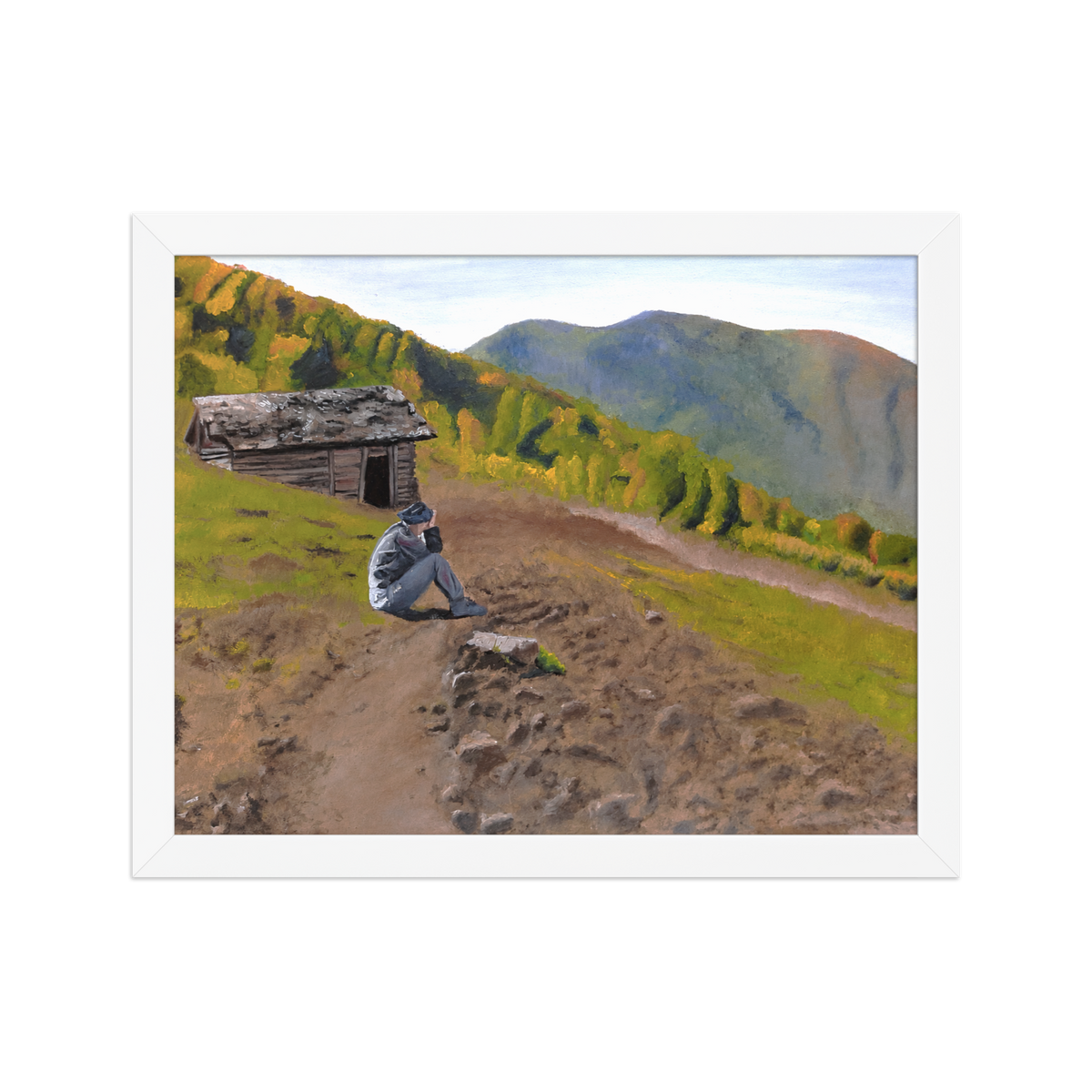 Retreat, framed poster by Taraneh Moshtagh