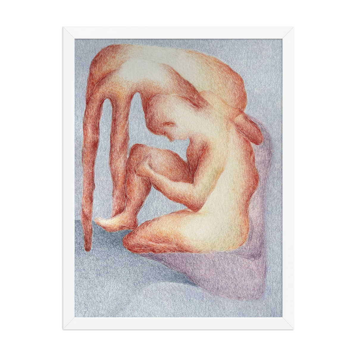 Dissolved, framed poster by Asal Ramezani, view 2