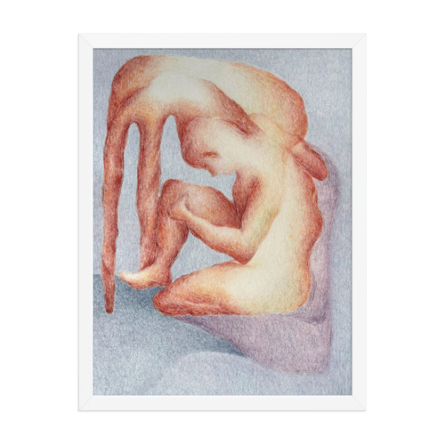 Dissolved, framed poster by Asal Ramezani, view 2