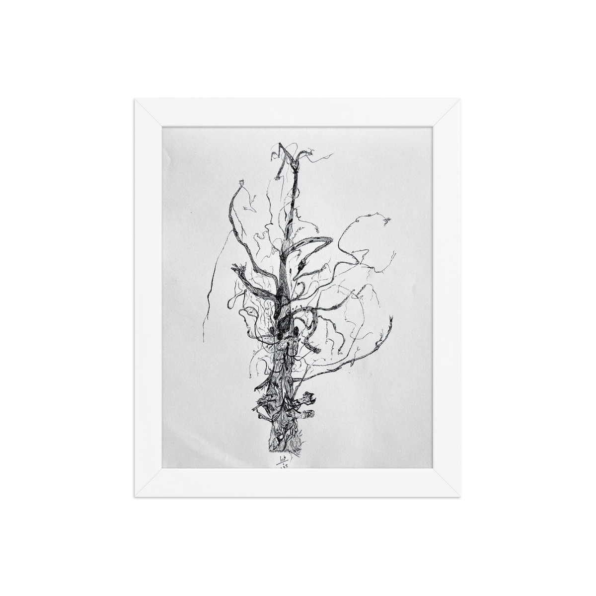 Hidden Network, fine art poster by Fariba Bahrami, view 3