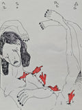 Food 1, original painting by Asra Golmohamadii