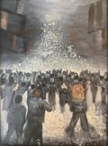 Dignity in the Air, original painting by Golnoosh Pourshahid