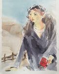 "The Silence of a Gaze" Painting