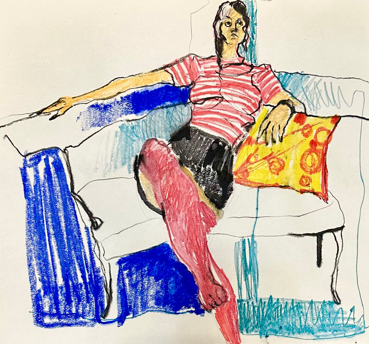 Untitled 01-MT, original painting by Maryam Tavakoli