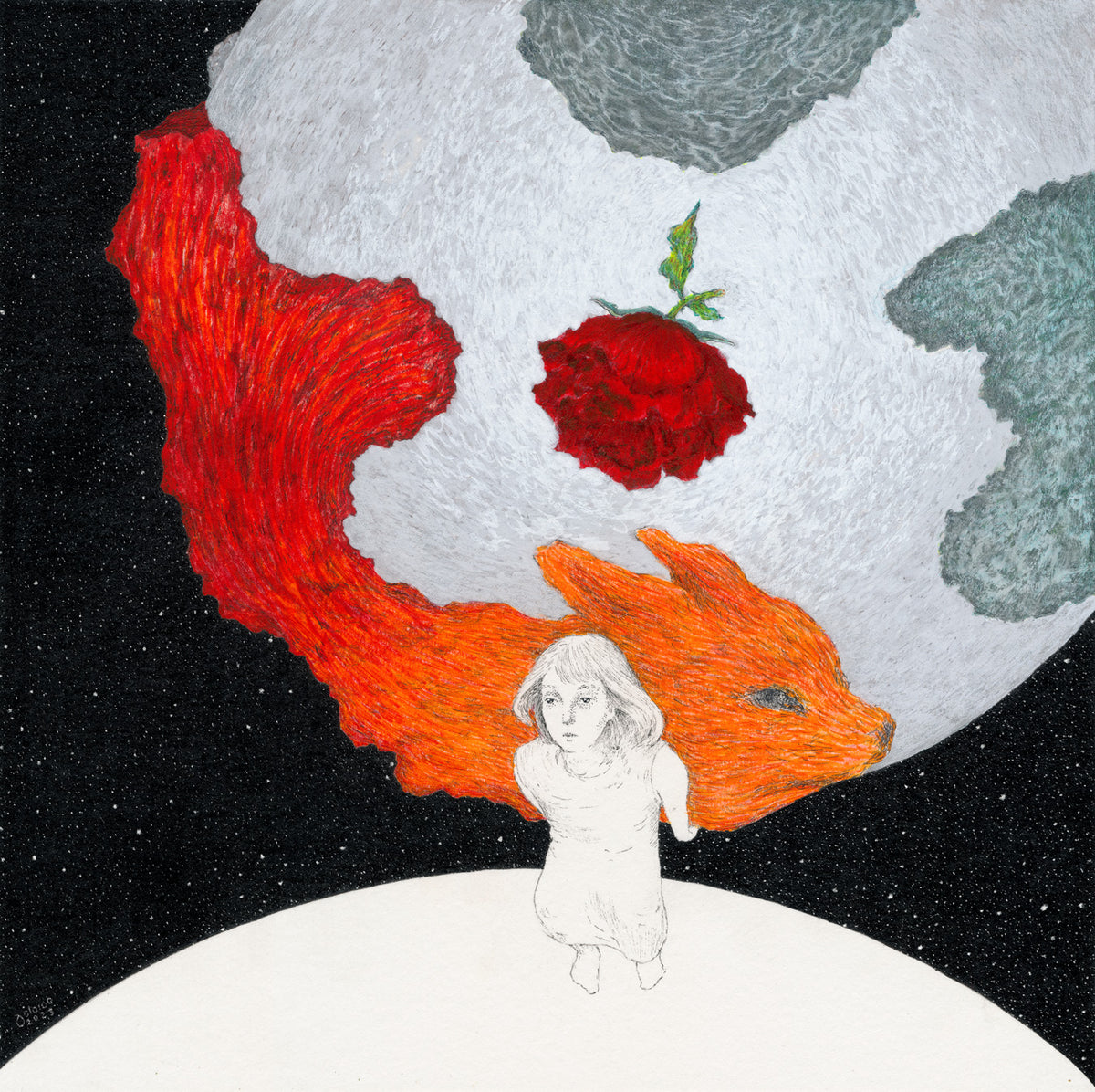 Untitled 02-MA, original painting by Mostafa Akbari