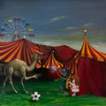 the day at the circus — original painting by Nima Naemi