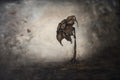 Residue, original painting by Chnoor Samadi