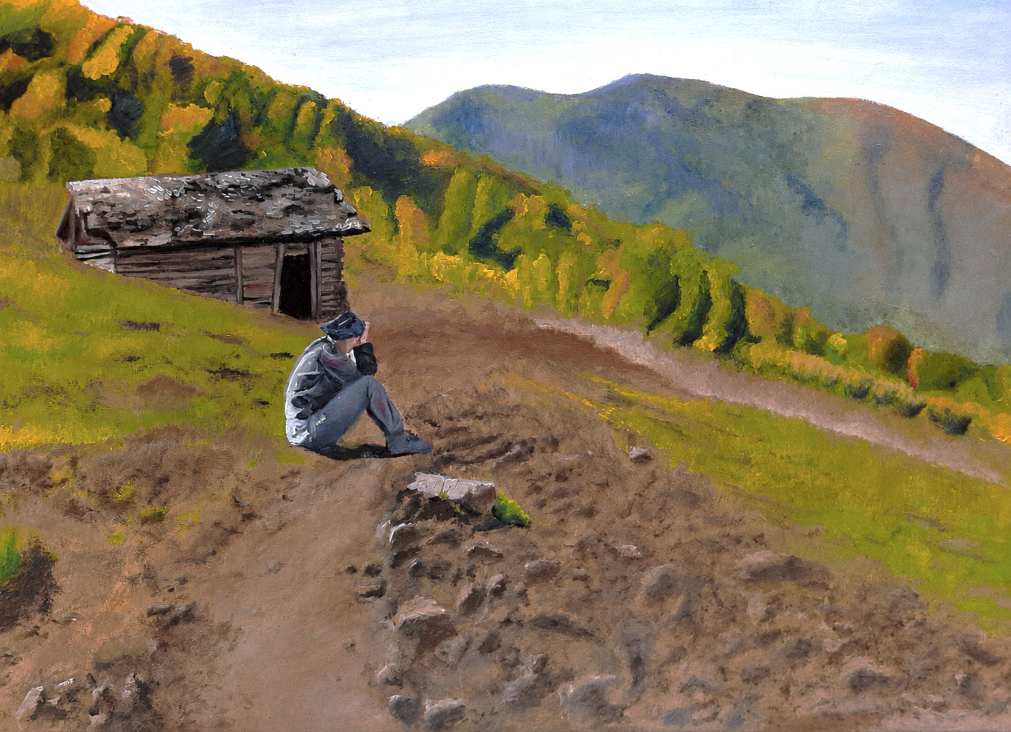 "Retreat" Painting