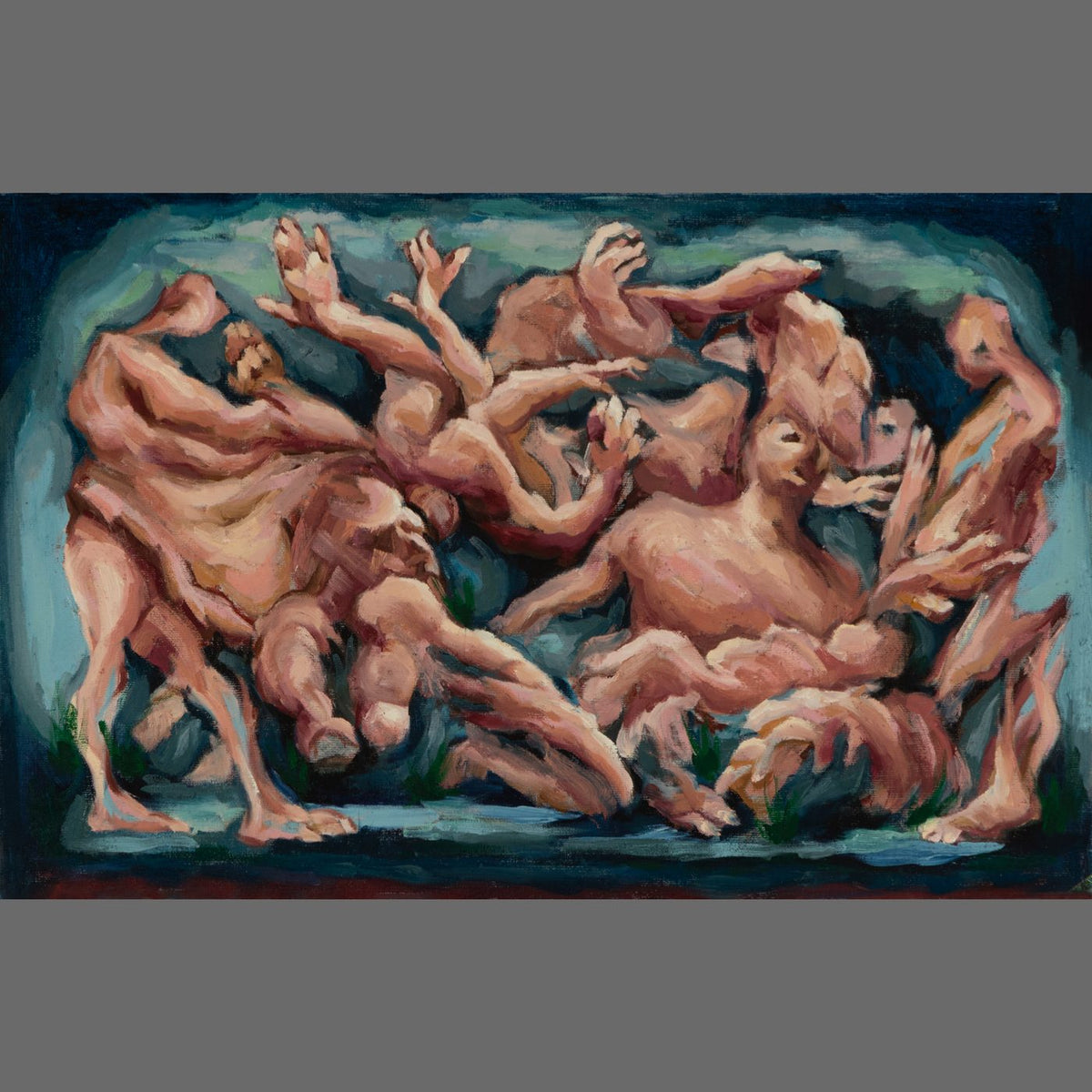 Raghs-e-Soog 002, original painting by Sara Shirazi