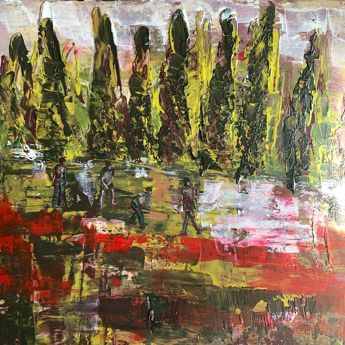 Untitled 05-SM, original painting by Sayeh Mansour