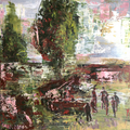 Untitled 06-SM, original painting by Sayeh Mansour